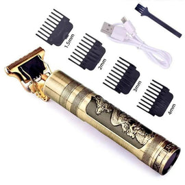 Máquina de Barba Profissional Longa Dragão: Corte Preciso, Desempenho Duradouro e Design Imponente!