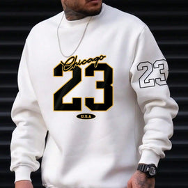 Moletom Casual com Design Artístico e Street Style