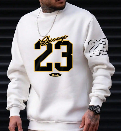 Moletom Casual com Design Artístico e Street Style