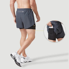 Shorts Masculinos de Corrida com Secagem Rápida
