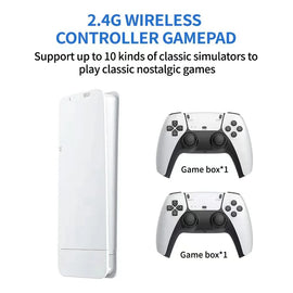 Console de Jogos Portátil Game Stick: Mais de 20.000 Jogos Retrô com Controles Sem Fio e Saída HD